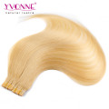 Usine prix couleur # 613 PU Extension de cheveux de trame de peau